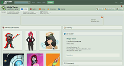 Desktop Screenshot of ninja-tacos.deviantart.com