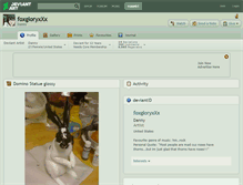 Tablet Screenshot of foxgloryxxx.deviantart.com