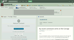 Desktop Screenshot of cloudstrife100.deviantart.com