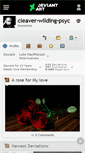 Mobile Screenshot of cleaver-wilding-psyc.deviantart.com