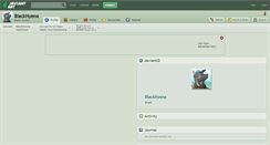 Desktop Screenshot of blackhyena.deviantart.com