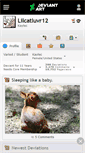 Mobile Screenshot of lilcatluvr12.deviantart.com
