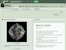 Tablet Screenshot of dudecon.deviantart.com
