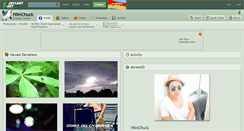Desktop Screenshot of hiimchuck.deviantart.com