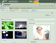 Tablet Screenshot of hiimchuck.deviantart.com