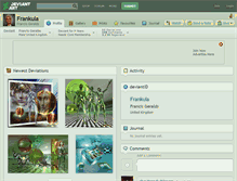 Tablet Screenshot of frankula.deviantart.com