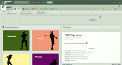Desktop Screenshot of aorin.deviantart.com