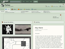 Tablet Screenshot of flurious.deviantart.com