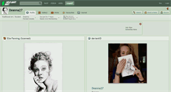 Desktop Screenshot of deanna27.deviantart.com