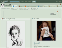 Tablet Screenshot of deanna27.deviantart.com