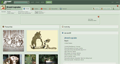 Desktop Screenshot of jinxed-cupcake.deviantart.com