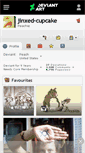 Mobile Screenshot of jinxed-cupcake.deviantart.com