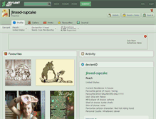 Tablet Screenshot of jinxed-cupcake.deviantart.com