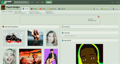 Desktop Screenshot of haych-designs.deviantart.com