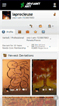 Mobile Screenshot of laprecieuse.deviantart.com