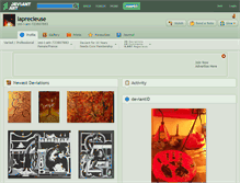 Tablet Screenshot of laprecieuse.deviantart.com