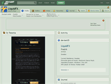 Tablet Screenshot of liquidfx.deviantart.com