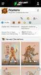 Mobile Screenshot of peyotero.deviantart.com