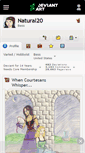 Mobile Screenshot of natural20.deviantart.com