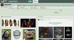 Desktop Screenshot of mostlymade.deviantart.com