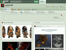 Tablet Screenshot of mostlymade.deviantart.com