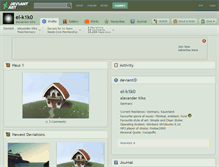 Tablet Screenshot of el-k1k0.deviantart.com