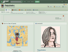 Tablet Screenshot of poppyshadow.deviantart.com