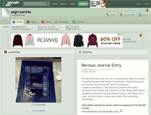 Tablet Screenshot of aegri-somnia.deviantart.com