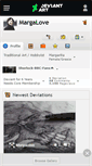 Mobile Screenshot of margalove.deviantart.com