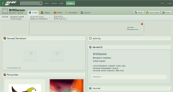 Desktop Screenshot of britglaceon.deviantart.com