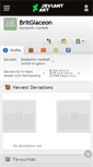 Mobile Screenshot of britglaceon.deviantart.com
