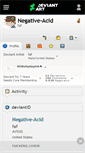 Mobile Screenshot of negative-acid.deviantart.com