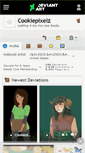 Mobile Screenshot of cookiepixelz.deviantart.com