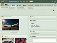 Tablet Screenshot of carey.deviantart.com