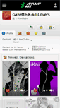 Mobile Screenshot of gazette-k-a-i-lovers.deviantart.com