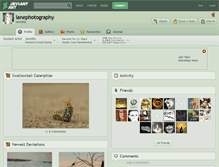 Tablet Screenshot of lanephotography.deviantart.com