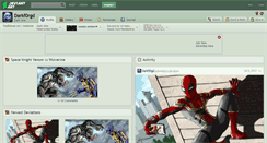 Desktop Screenshot of darkf0rgd.deviantart.com