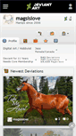 Mobile Screenshot of magsislove.deviantart.com