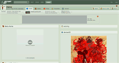 Desktop Screenshot of mewy.deviantart.com