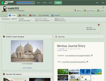 Tablet Screenshot of mystic552.deviantart.com
