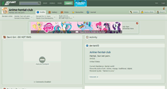 Desktop Screenshot of anime-hentai-club.deviantart.com