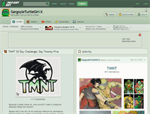 Tablet Screenshot of gargoyleturtlegirl-x.deviantart.com