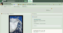 Desktop Screenshot of mountain-lovers.deviantart.com