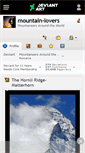 Mobile Screenshot of mountain-lovers.deviantart.com
