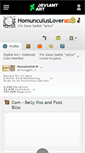 Mobile Screenshot of homunculuslover.deviantart.com