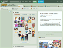 Tablet Screenshot of anima-clan.deviantart.com