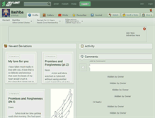Tablet Screenshot of bashiba.deviantart.com