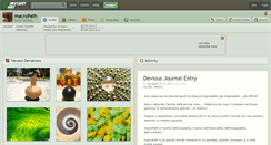 Desktop Screenshot of macropath.deviantart.com