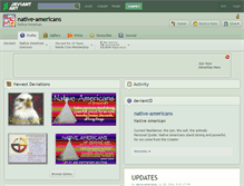 Tablet Screenshot of native-americans.deviantart.com