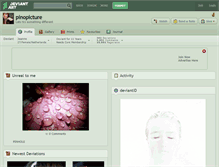 Tablet Screenshot of pinopicture.deviantart.com